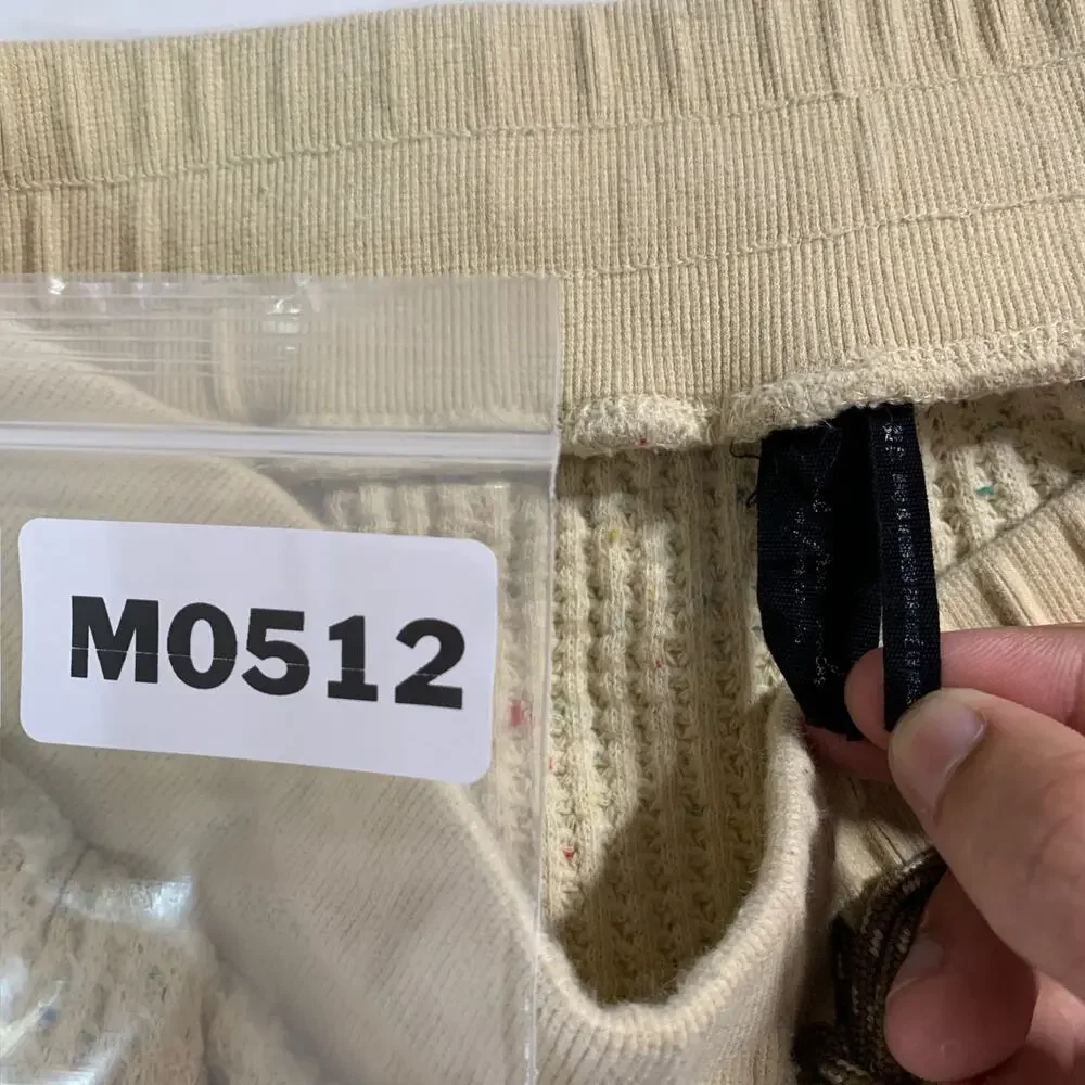 Urban Outfitters XS Out From Under Dani Waffle Relaxed Shorts Cream Lounge